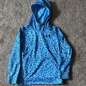 Under Armour Kids Digital Camo Blue Hoodie
